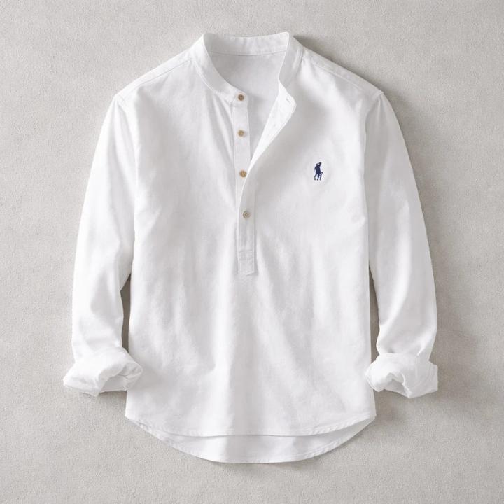 Linen Henley Shirt