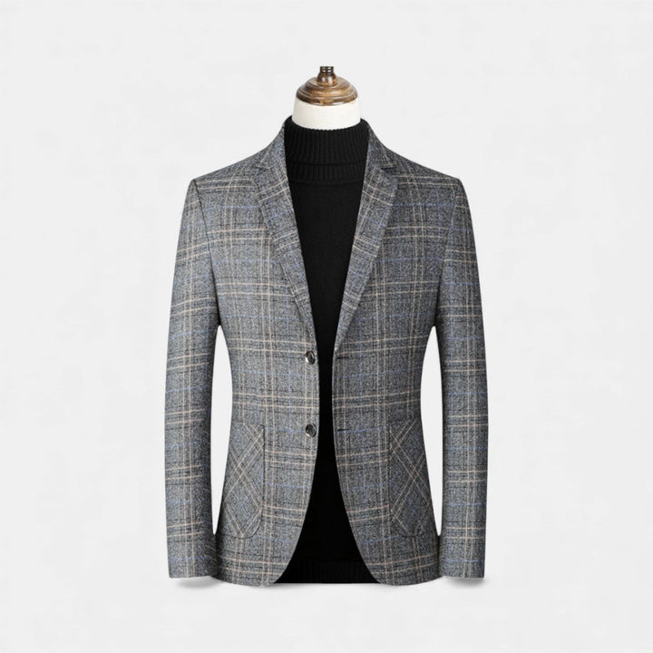 Men’s Blazer Comfort Classic Tartan Style