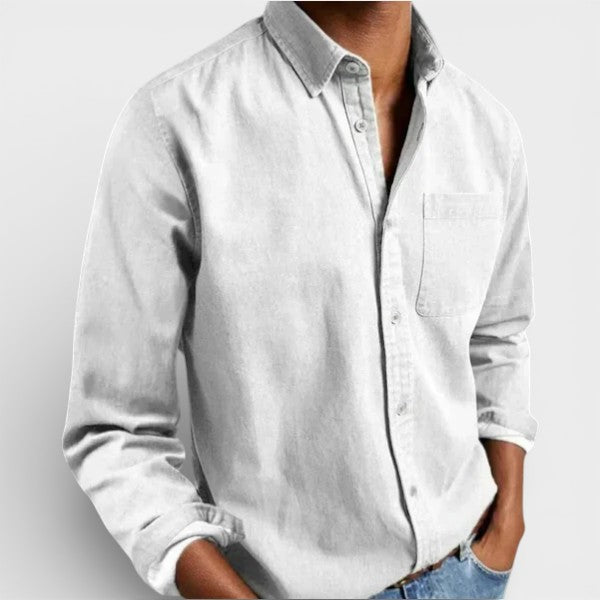 Men’s Timeless Long Sleeve Shirt Classic Casual Wear