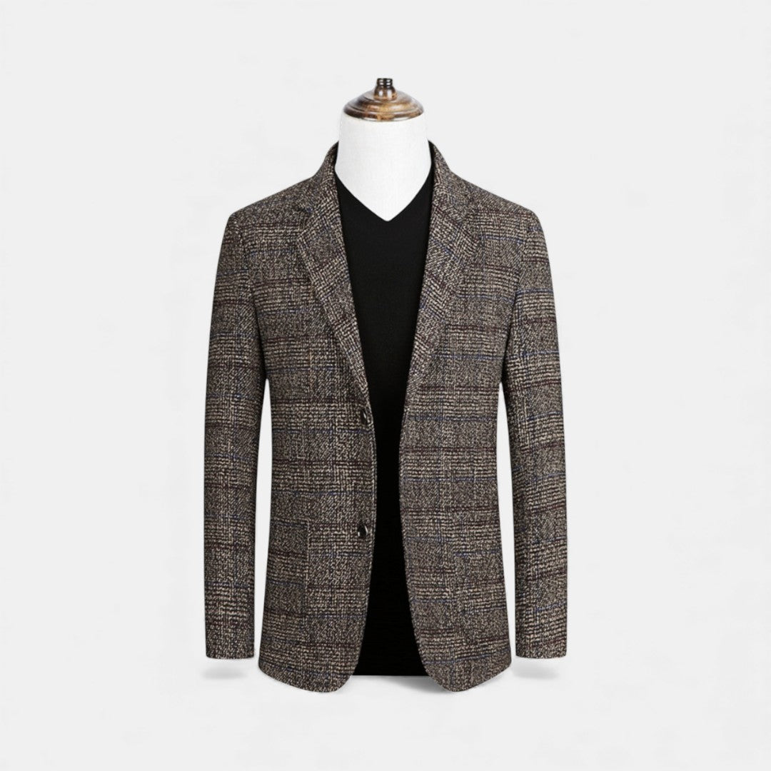 Men’s Blazer Comfort Classic Tartan Style