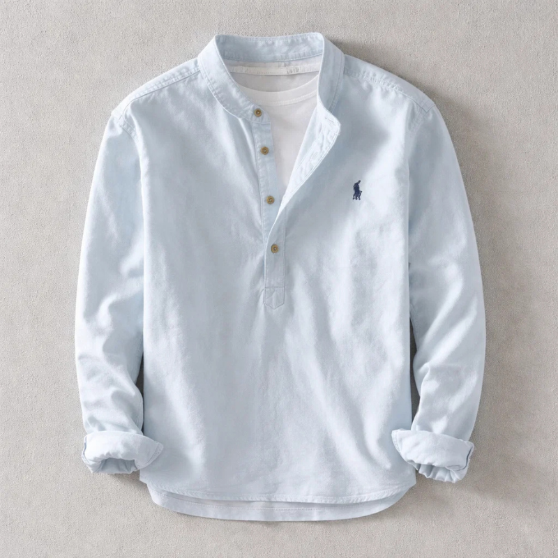 Linen Henley Shirt