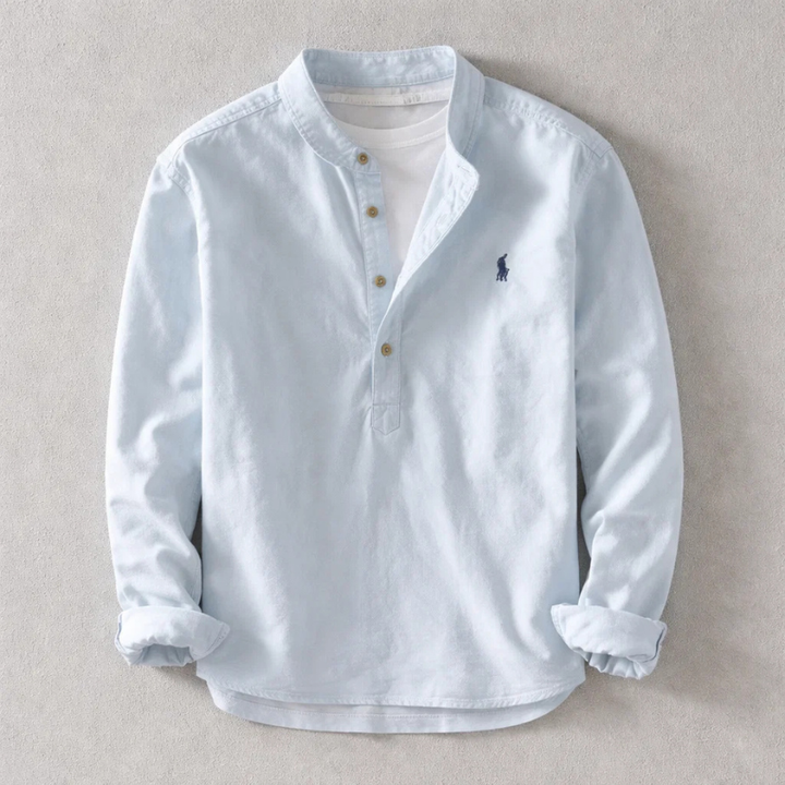 Linen Henley Shirt