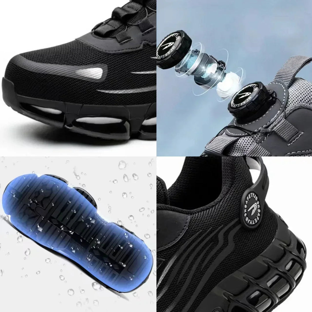 Safety Sneakers with Steel Toe and Dial Closure