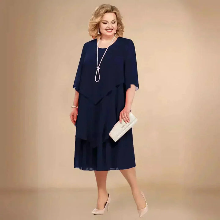 Women's Formal Cocktail Midi Dress