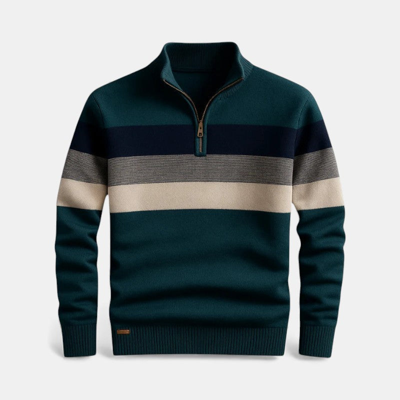 Men’s Quarter Zip Pullover Warmth Timeless Design