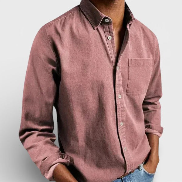 Men’s Timeless Long Sleeve Shirt Classic Casual Wear