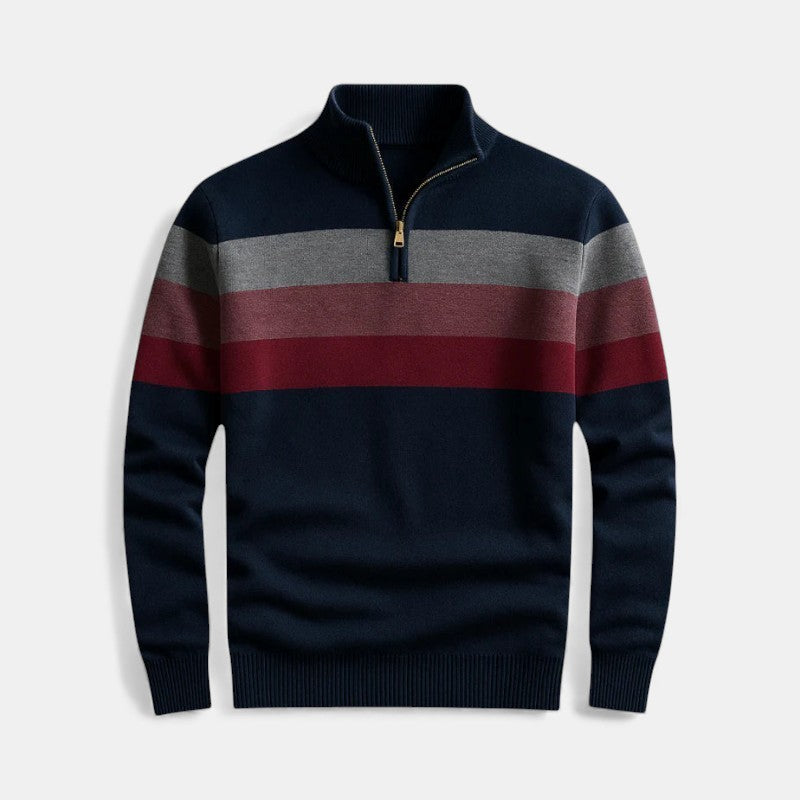 Men’s Quarter Zip Pullover Warmth Timeless Design