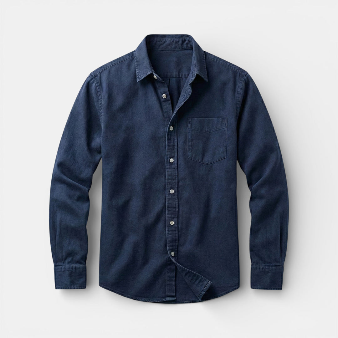 Men’s Timeless Long Sleeve Shirt Classic Casual Wear