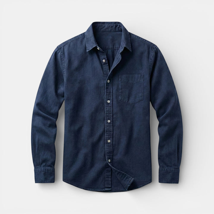 Men’s Timeless Long Sleeve Shirt Classic Casual Wear