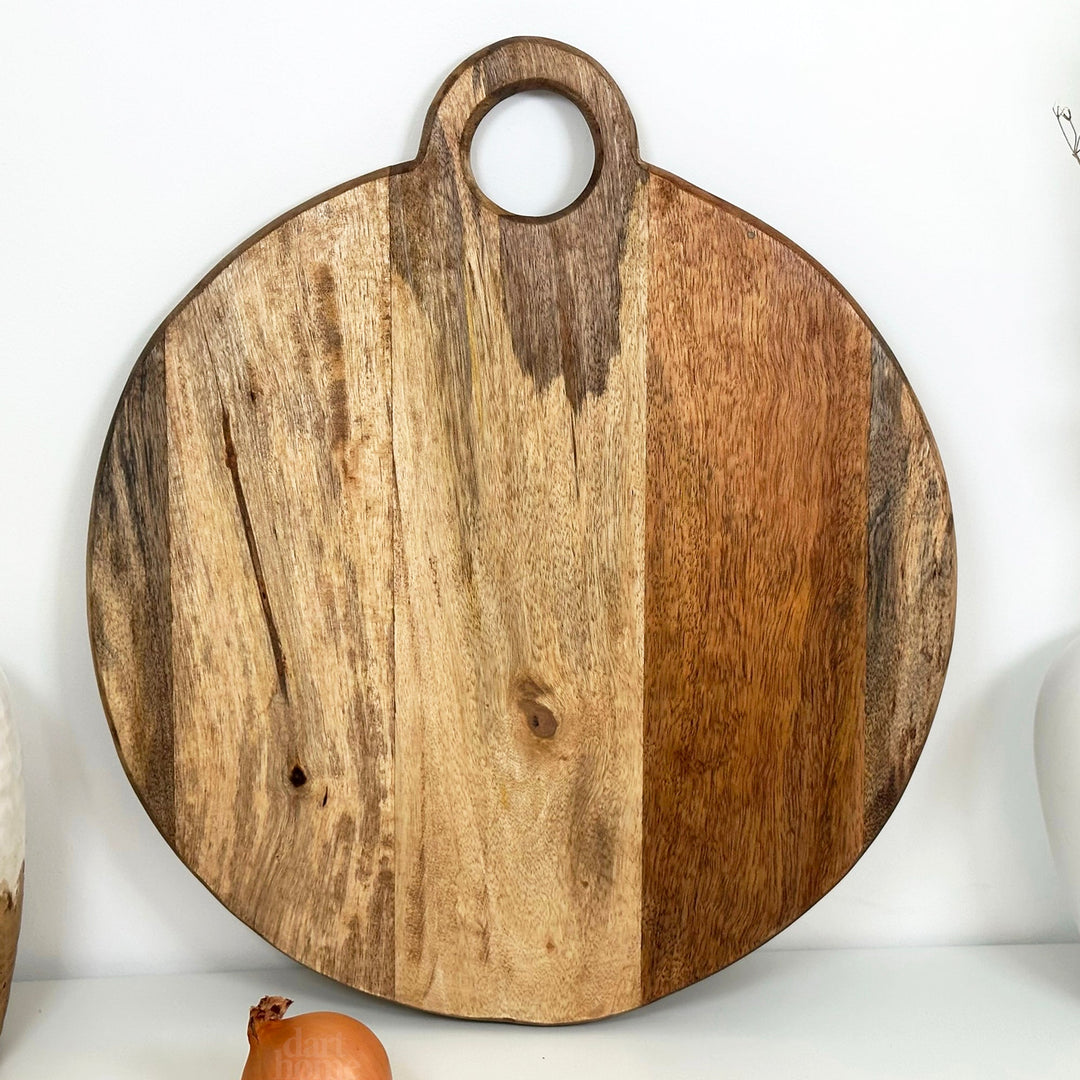 Mango Wood Ring Handle Chopping Boards