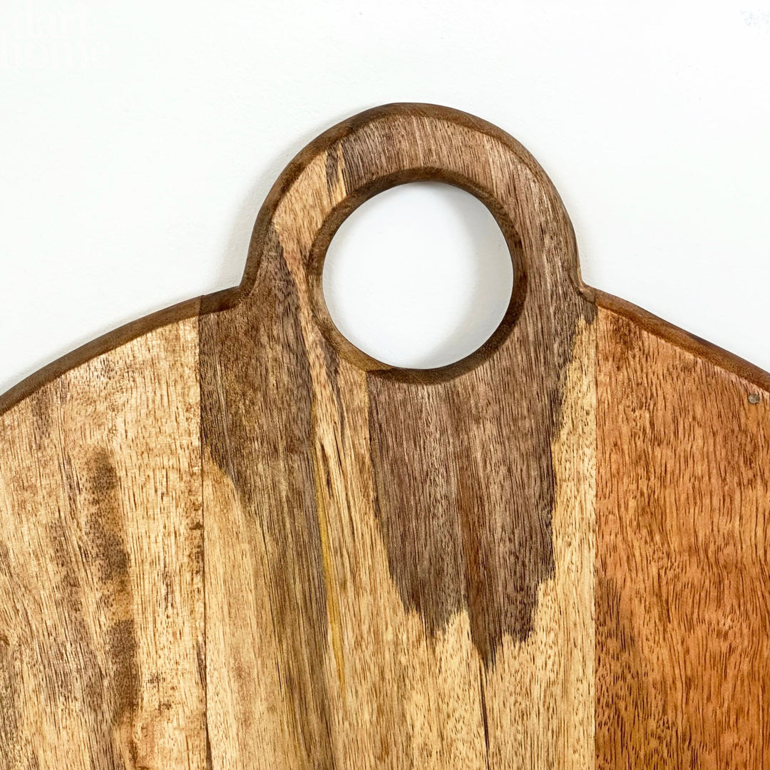Mango Wood Ring Handle Chopping Boards
