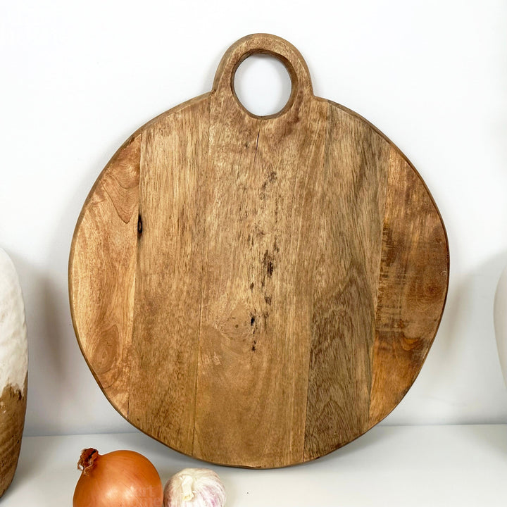 Mango Wood Ring Handle Chopping Boards