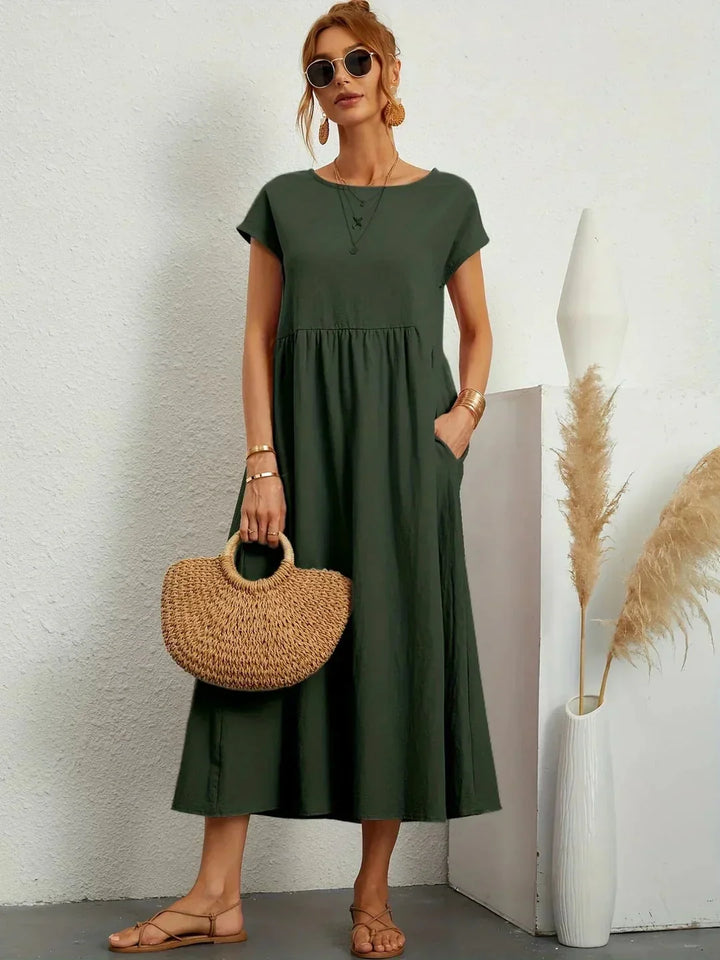 Timeless Elegant Flowing Midi Dress