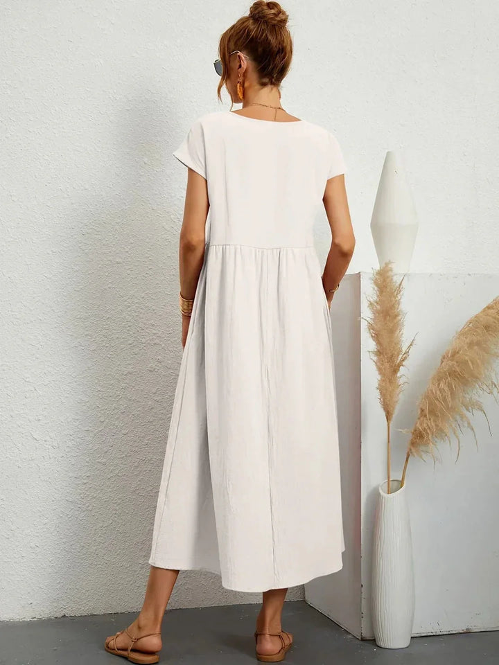 Timeless Elegant Flowing Midi Dress
