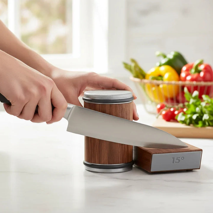 RollSharp – Professional Diamond Coated Knife Sharpener with Rolling Mechanism