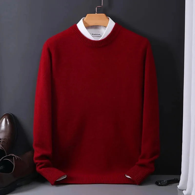 Men's Cashmere Sweater | Soft Fine Knit | Classic & Warm