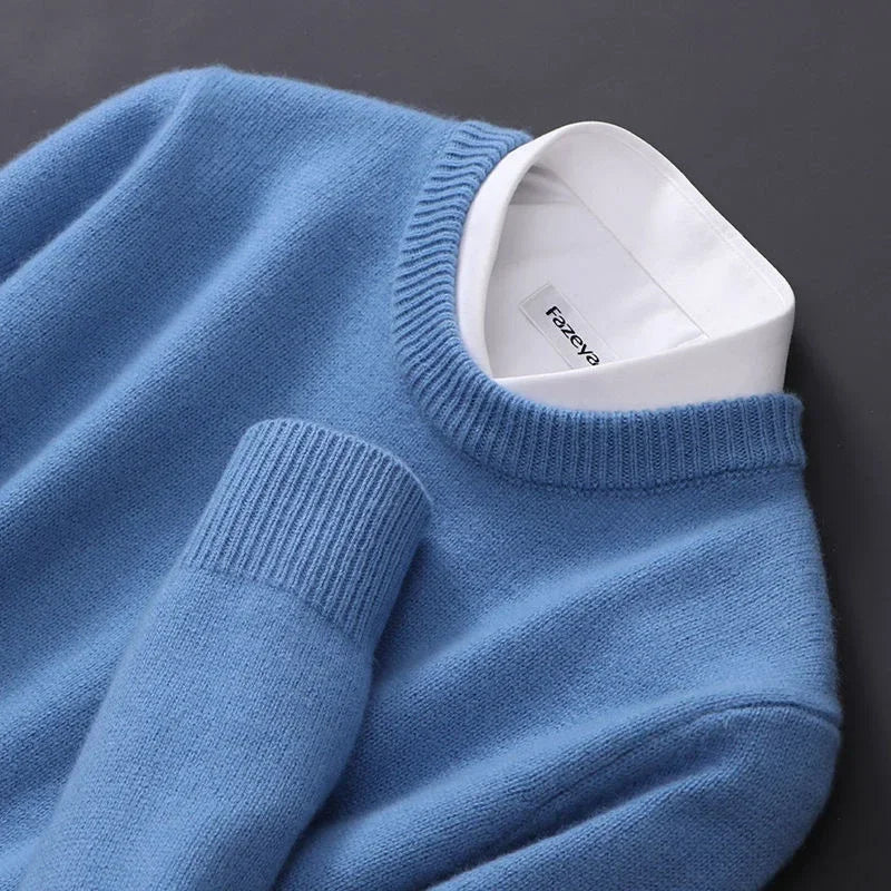 Men's Cashmere Sweater | Soft Fine Knit | Classic & Warm