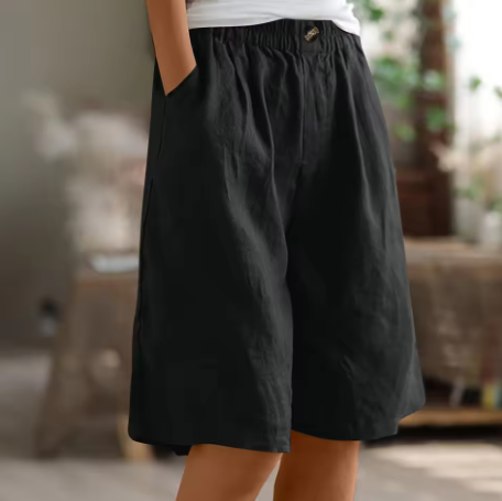Women's Casual Wide-Leg Culotte Shorts