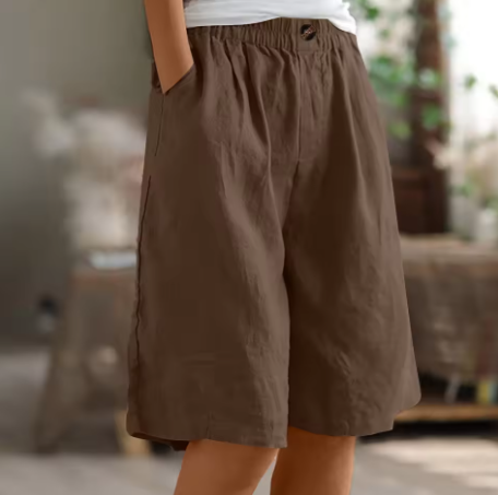 Women's Casual Wide-Leg Culotte Shorts