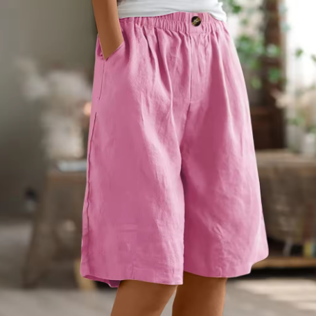 Women's Casual Wide-Leg Culotte Shorts