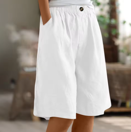 Women's Casual Wide-Leg Culotte Shorts