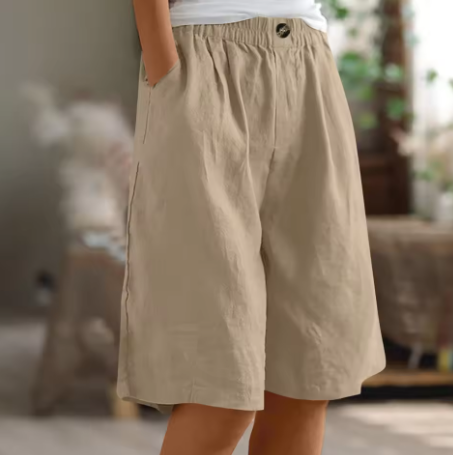 Women's Casual Wide-Leg Culotte Shorts