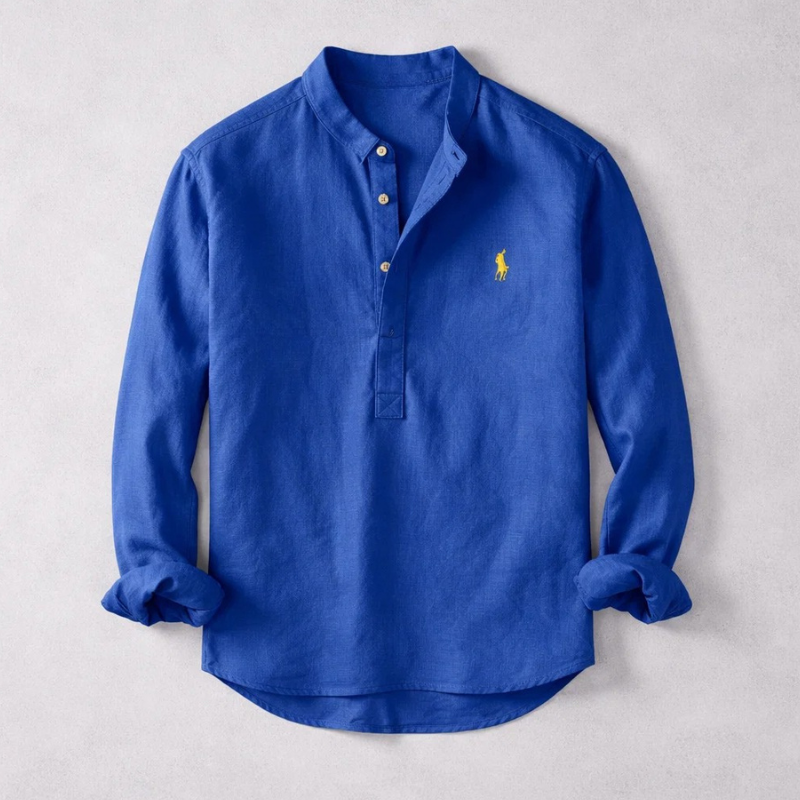 Linen Henley Shirt