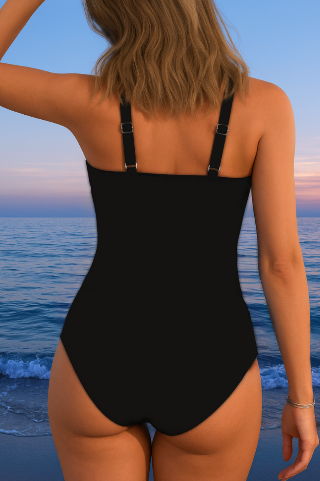 Éloria - Elegant Colorful Print Swimsuit