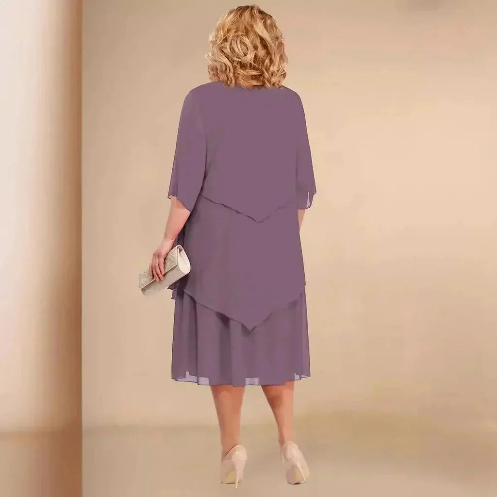Women's Formal Cocktail Midi Dress