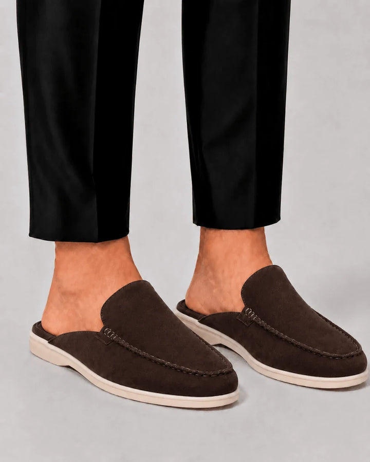 Elegant Men's Open-Heel Loafers