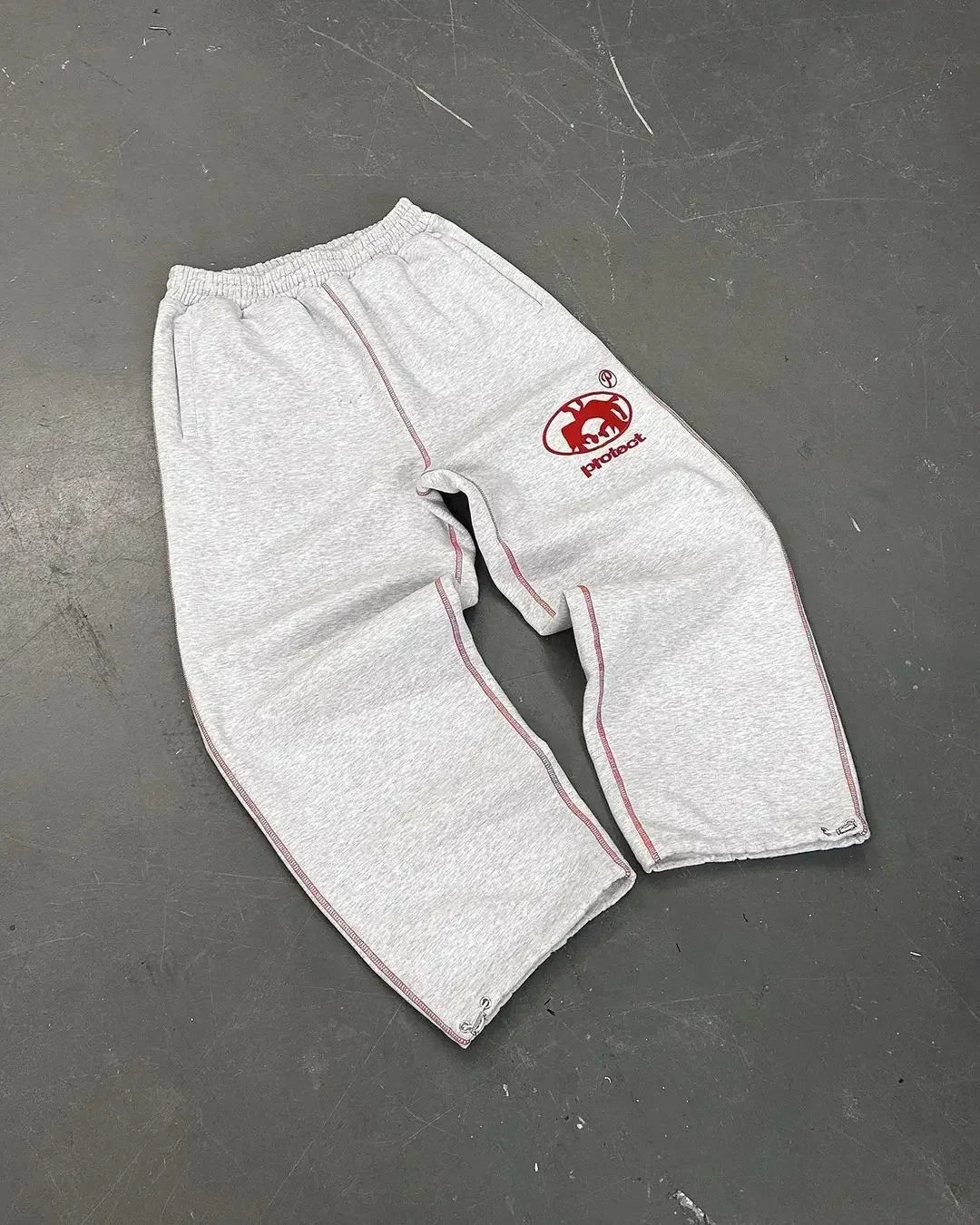 Men's Y2K Jogger Trousers | Relaxed Fit Streetwear Sweatpants | Drawstring Waist Cargo Style | Urban Casual Everyday Wear