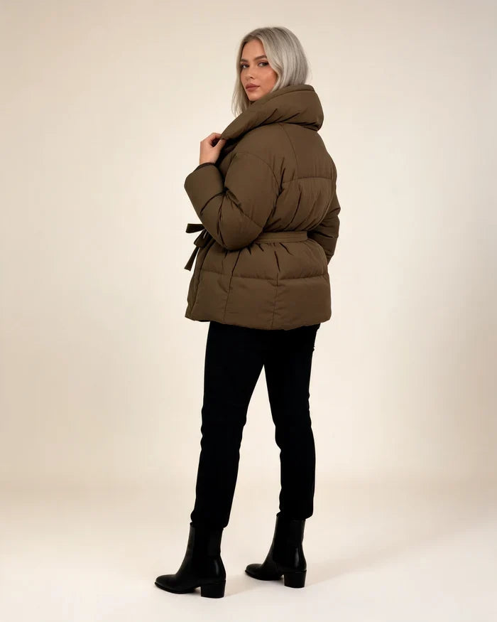 Women's Puffer Jacket Lightweight Insulation | Regular Fit Quilted Coat | Hooded Winter Outerwear | Everyday Travel Cold Weather Wear