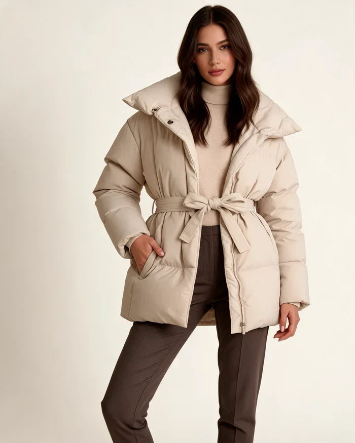 Women's Puffer Jacket Lightweight Insulation | Regular Fit Quilted Coat | Hooded Winter Outerwear | Everyday Travel Cold Weather Wear
