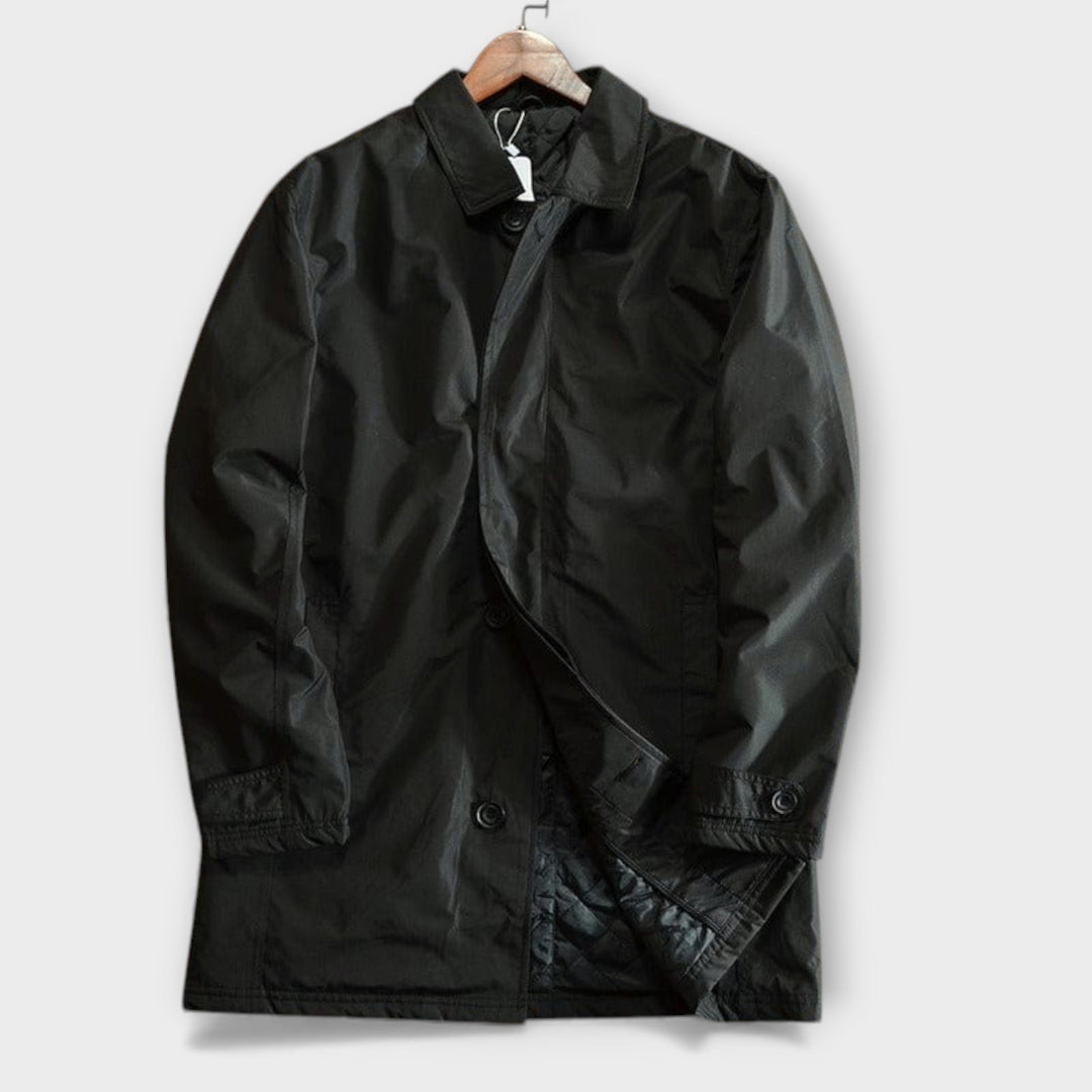 Men’s Timeless Trench Jacket Classic Outerwear
