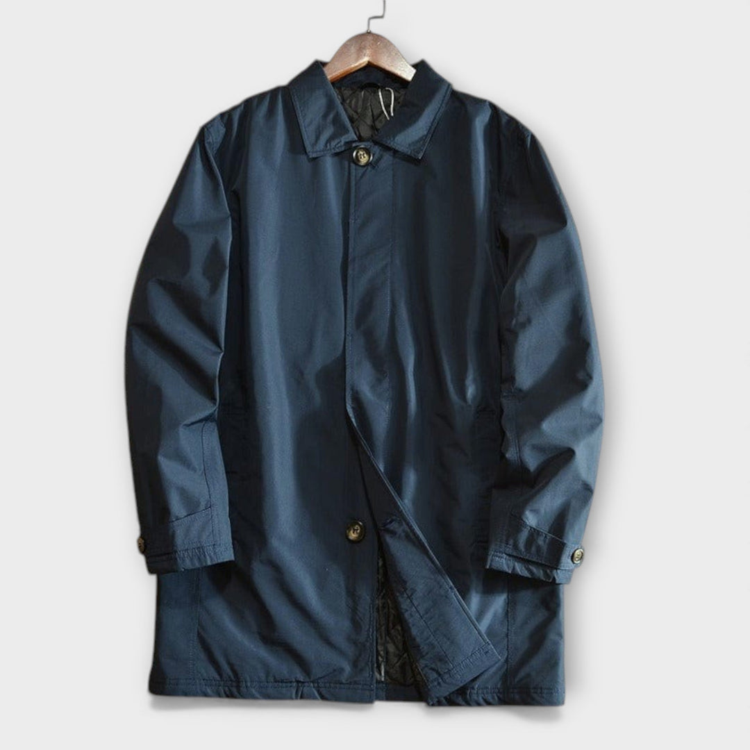 Men’s Timeless Trench Jacket Classic Outerwear