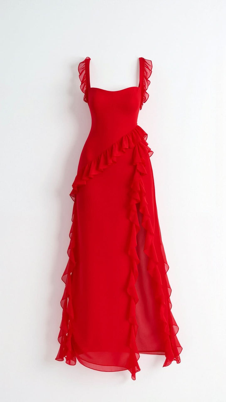 Seraphina Ruffle Maxi Dress
