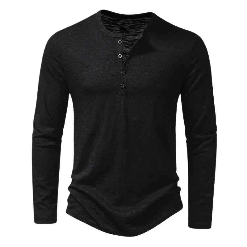 Langarmshirt Herren - Cecile LavelleSchwarz