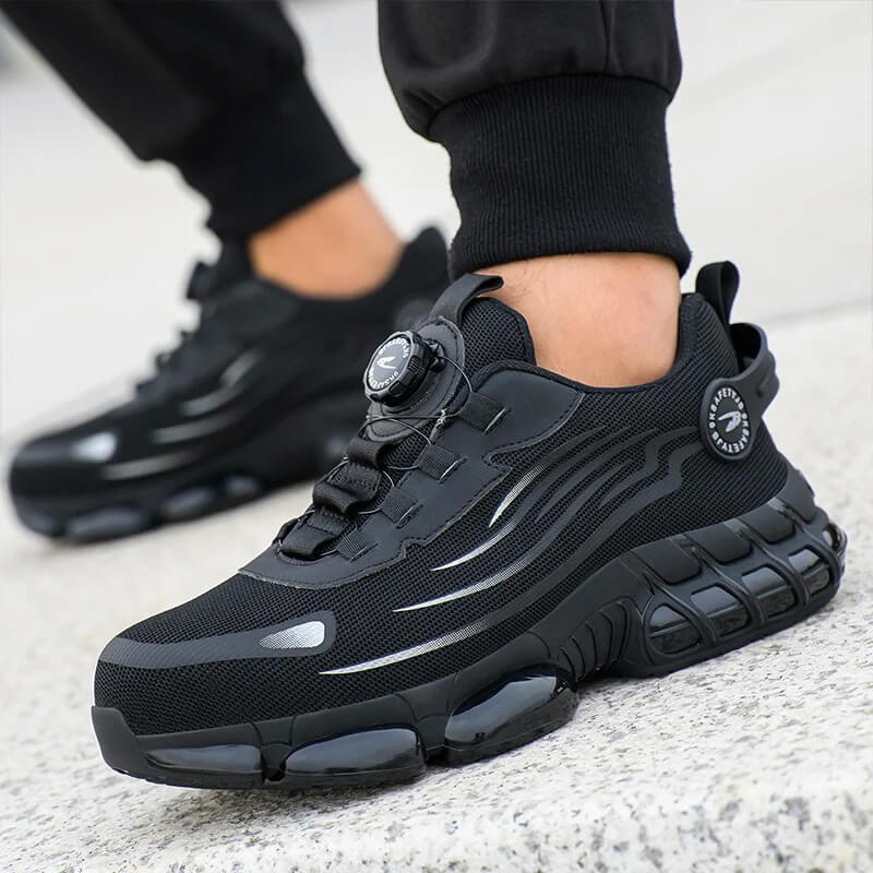 Safety Sneakers with Steel Toe and Dial Closure