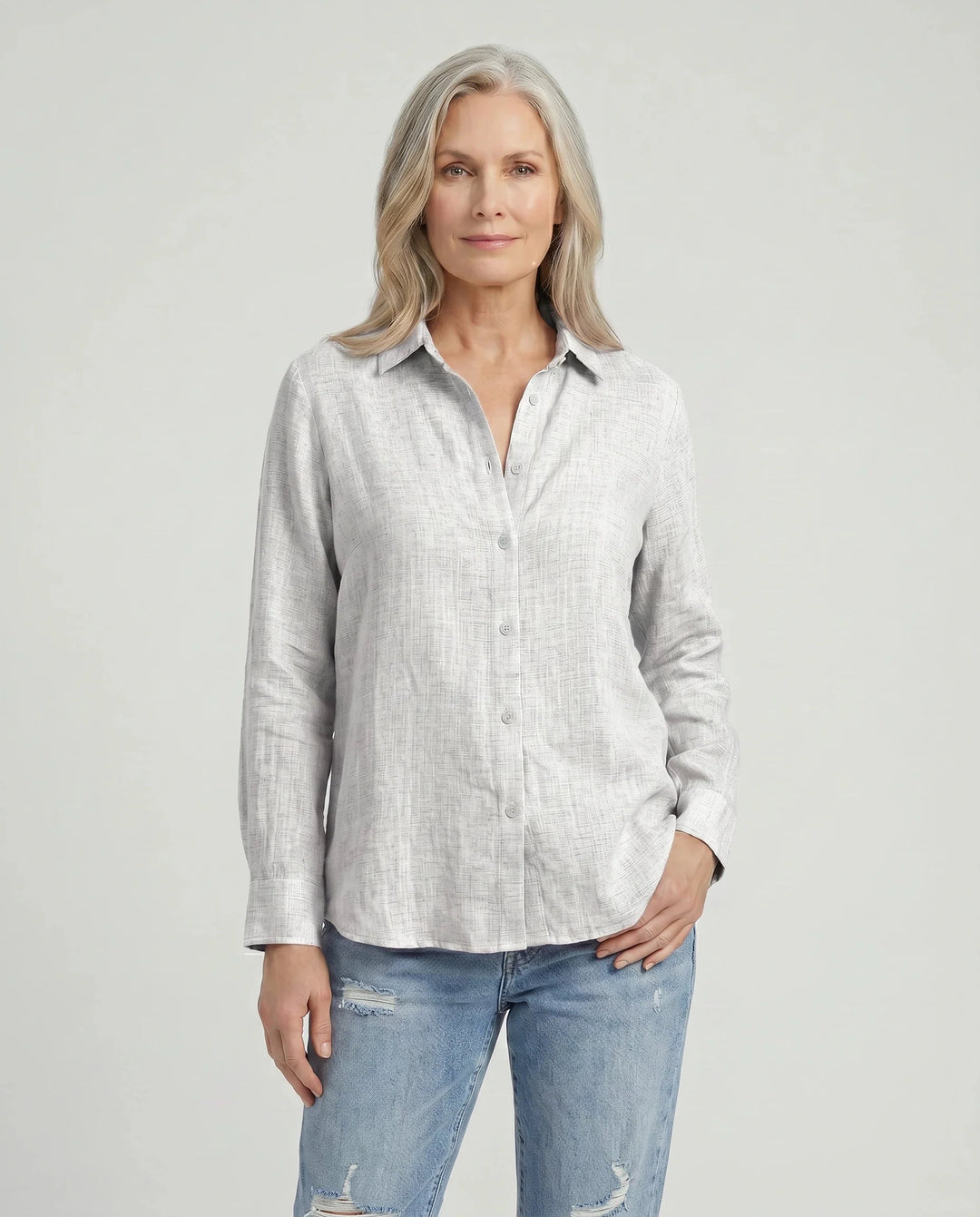 Women's Casual Button-Down Shirt