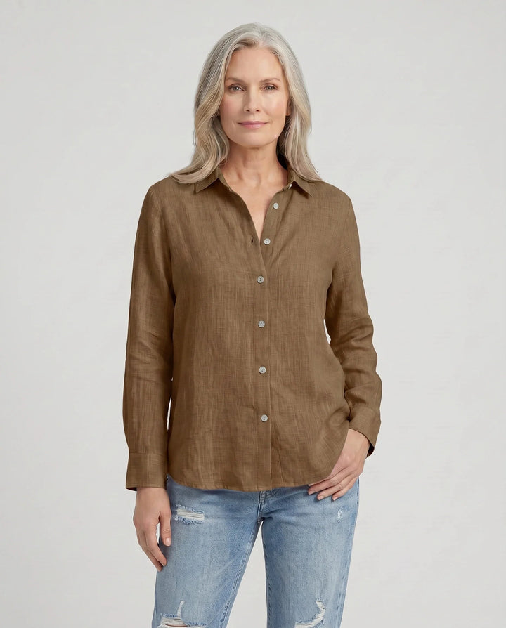 Women's Casual Button-Down Shirt