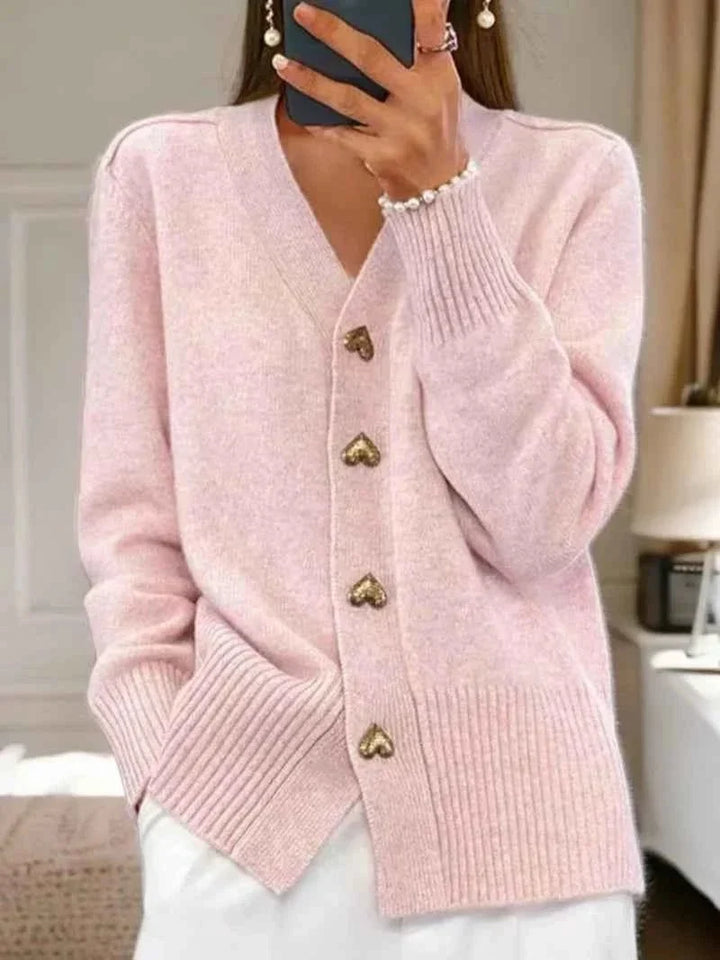 Women's Button Front Cardigan Knit | Regular Fit | Soft Lightweight Layering Sweater | Workwear Smart Casual Everyday