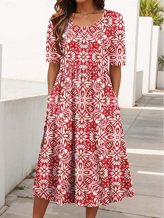 Floral Breezy Midi Dress