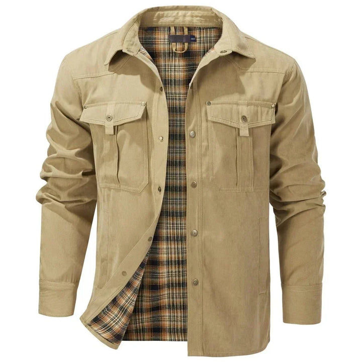 Warm outdoor jacket for men