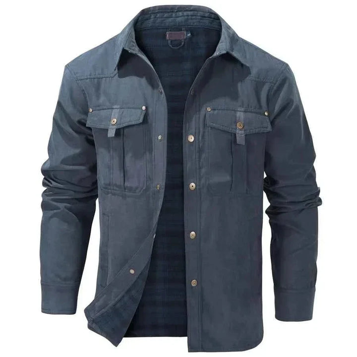 Warm outdoor jacket for men