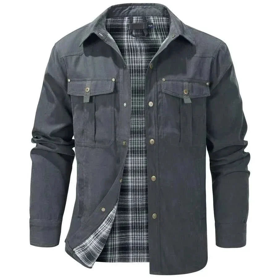 Warm outdoor jacket for men