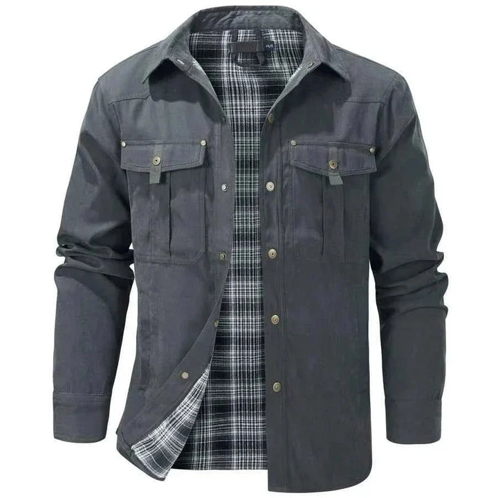 Warm outdoor jacket for men