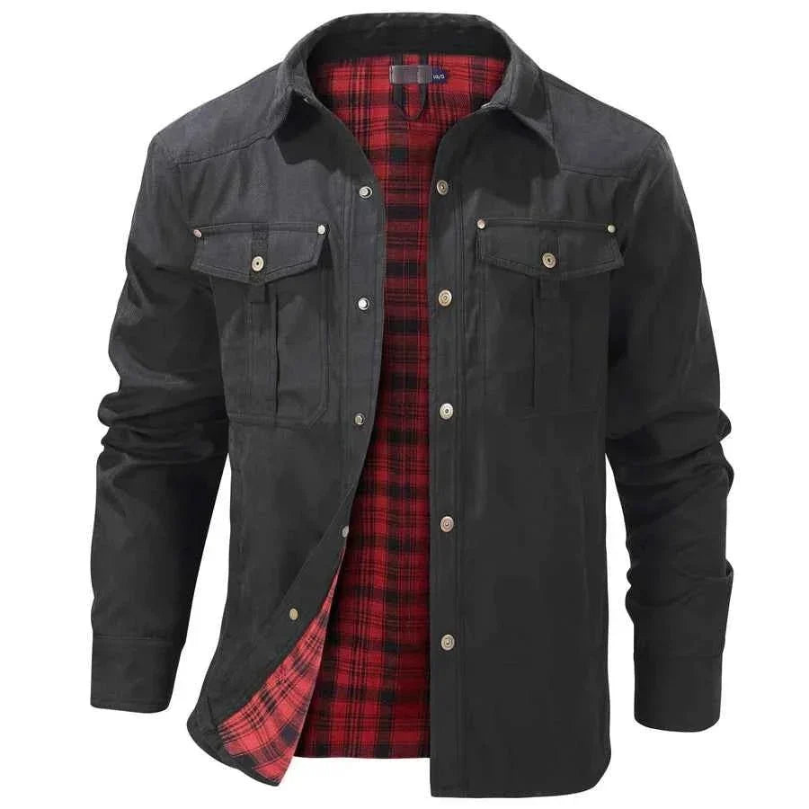 Warm outdoor jacket for men